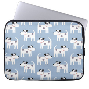 Jack Russell Terrier Hund Blue Laptop Fodral