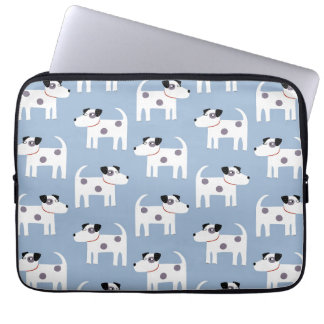 Jack Russell Terrier Hund Blue Laptop Fodral