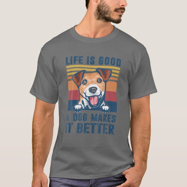 Jack Russell Terrier Hund Gifts Funny Jack Russell T Shirt (Framsida)