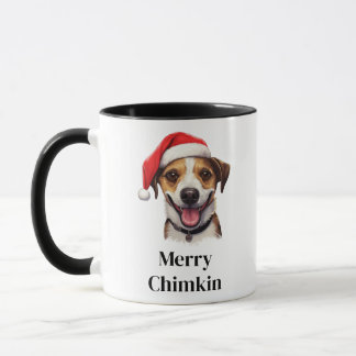 Jack Russell Terrier Hund Julhatt Jul Mugg