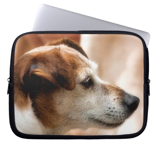 JACK RUSSELL TERRIER HUND LAPTOP SLEEVE (Framsidan)