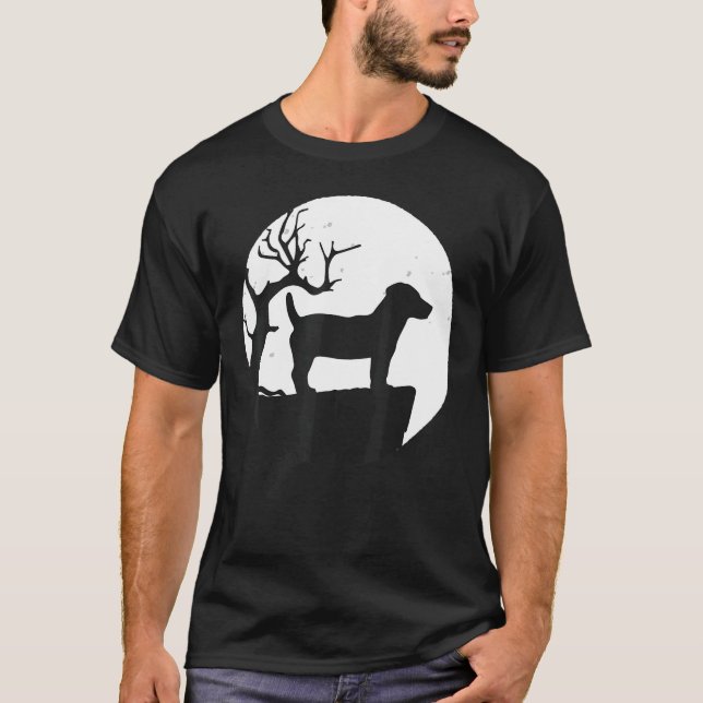 Jack Russell Terrier Hund Retro 30 T Shirt (Framsida)