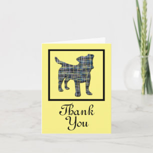 Jack Russell Terrier Hund Tack Greeting Card Kort