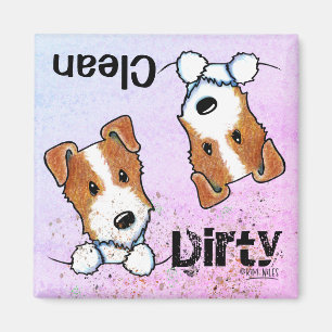Jack Russell Terrier JRT Diskmaskin Magnet
