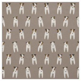 Jack Russell Terrier JRT Söt hund mönster Tyg