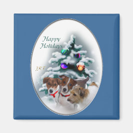 Jack Russell Terrier-julgåvor Magnet