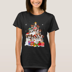 Jack Russell Terrier Julgran Pet Hund T Shirt