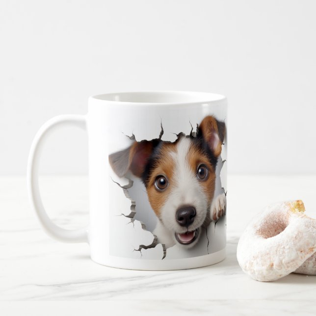 Jack Russell Terrier   Kaffemugg (Med munk)