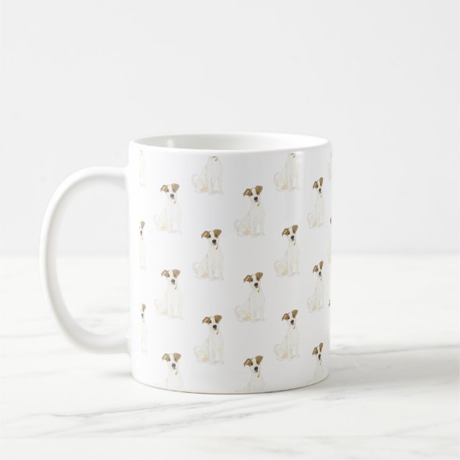 Jack Russell Terrier Kaffemugg (Vänster)