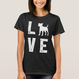 Jack Russell Terrier Kärlek T Shirt