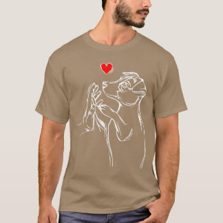 Jack Russell Terrier Kärlek Wifey Hund Presentidé  T Shirt
