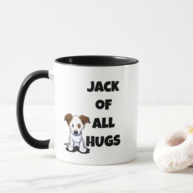 Jack Russell Terrier KiniArt Mugg (Med munk)