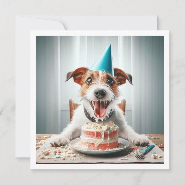 Jack Russell Terrier-kort, Jack Russell Terrier Inbjudningar (Framsida)