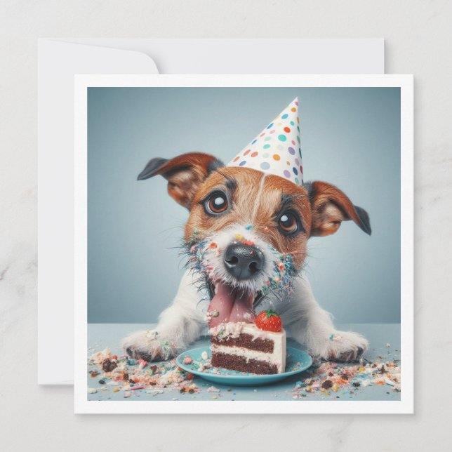 Jack Russell Terrier-kort, Jack Russell Terrier Inbjudningar (Framsida)