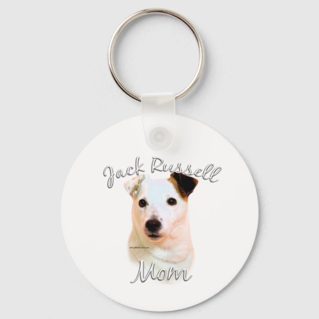 Jack Russell Terrier Mamma 2 Nyckelring (Framsida)