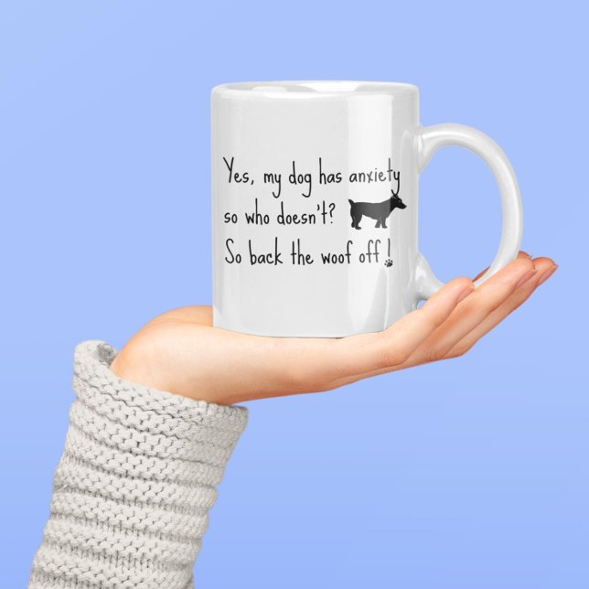 Jack Russell Terrier min Hund Anxiety Back Woof Av Kaffemugg (Skapare uppladdad)