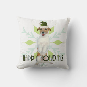 Jack Russell Terrier Monogrammed jul Kudde