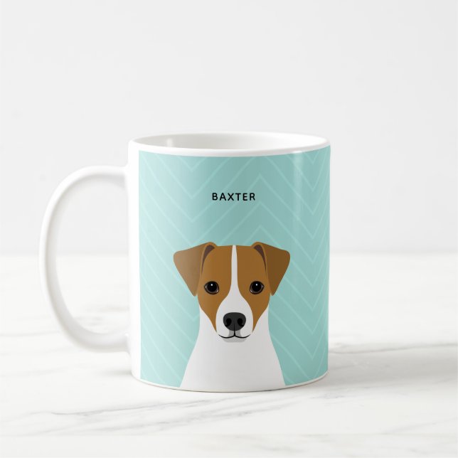 Jack Russell Terrier Mugg (Vänster)