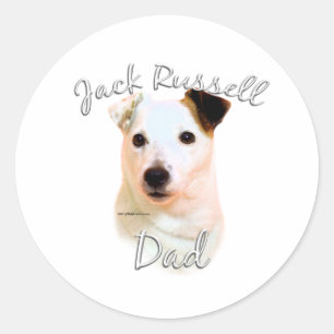 Jack Russell Terrier Pappa 2 Runt Klistermärke
