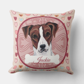 Jack Russell Terrier Personlig Valentine Kudde