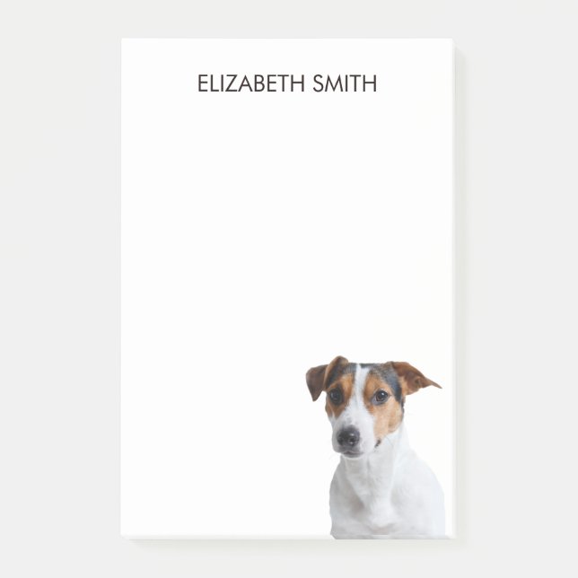 Jack Russell Terrier Post-it Block (Framsida)