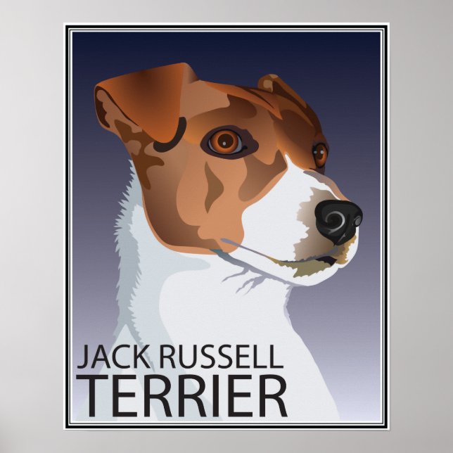 Jack Russell Terrier Poster (Framsidan)
