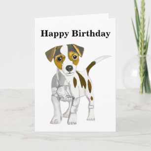 Jack Russell Terrier Puppy Helgkort