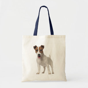 Jack Russell Terrier Puppy Hund Brown och White Tygkasse