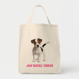Jack Russell Terrier Puppy Hund Tote Bag Tygkasse