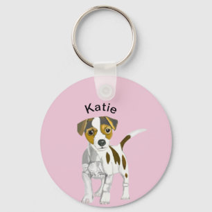 Jack Russell Terrier Puppy Nyckelring