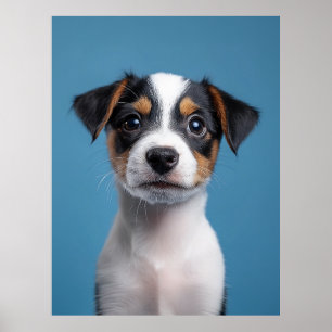 Jack Russell Terrier Puppy Porträtt Poster
