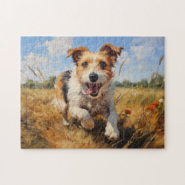 Jack Russell Terrier Pussel (Horisontell)