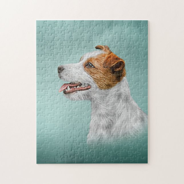 Jack Russell Terrier Pussel (Vertikal)