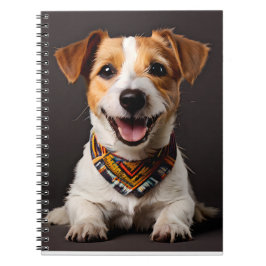 Jack Russell Terrier Realism Art Porträtt Anteckningsbok