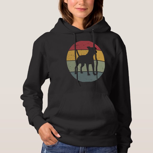 Jack Russell Terrier Retro T Shirt (Framsida)