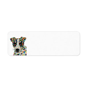 Jack Russell Terrier Returadressetikett Returadress Etikett