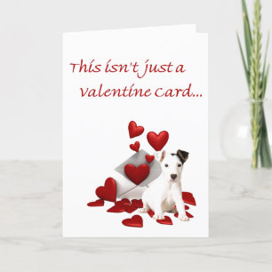 Jack Russell Terrier ska vara min Valentine Helgkort