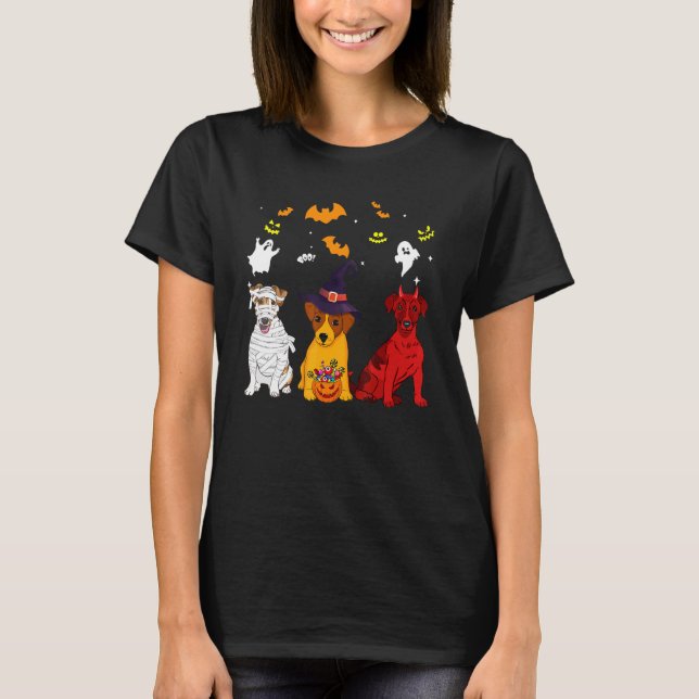 Jack Russell-terrier T Shirt (Framsida)