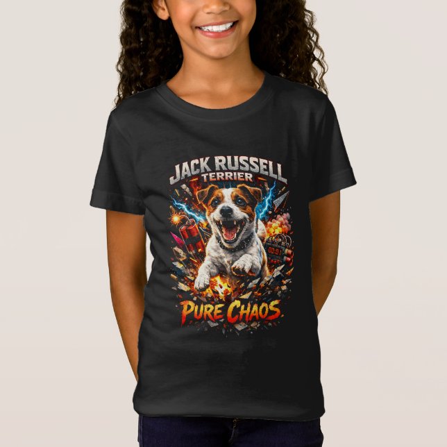 Jack Russell Terrier T Shirt (Framsida)