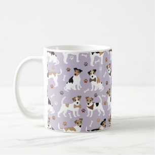 Jack Russell Terrier Tassar och Bones Coffee Mugg
