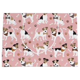 Jack Russell Terrier Tassar och Bones Large Gift B