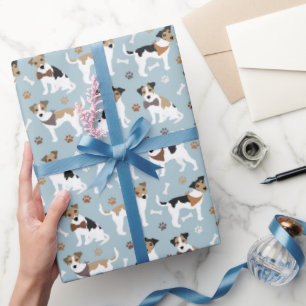 Jack Russell Terrier Tassar och Bones Presentpapper