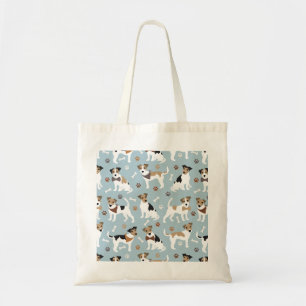 Jack Russell Terrier Tassar och Bones Tygkasse