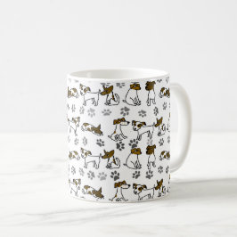 Jack Russell Terrier Tecknad kopp