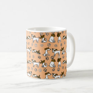 Jack Russell Terrier Tecknad Mugg