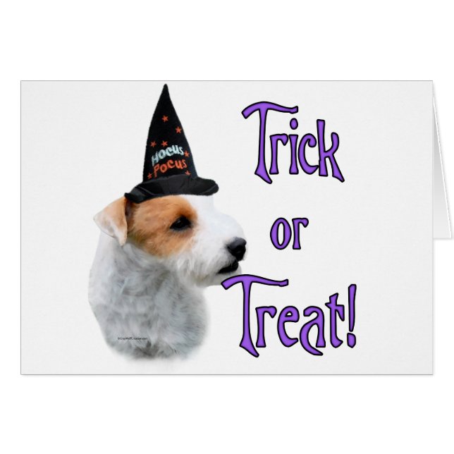 Jack Russell Terrier Trick Hälsningskort (Framsidan Horizontal)