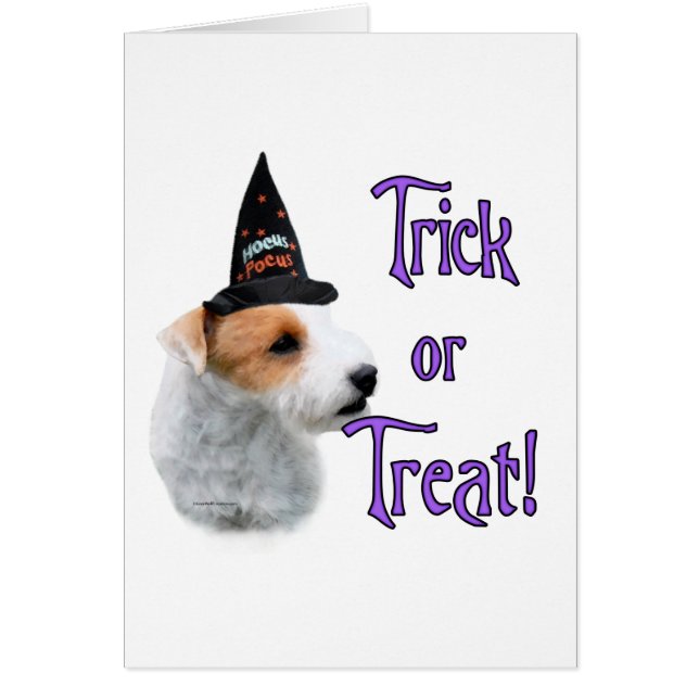 Jack Russell Terrier Trick Hälsningskort (Framsidan)