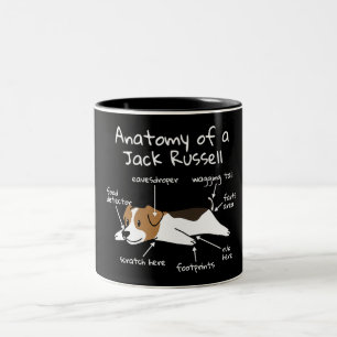 Jack Russell Terrier Two-Tone Coffee Mugg