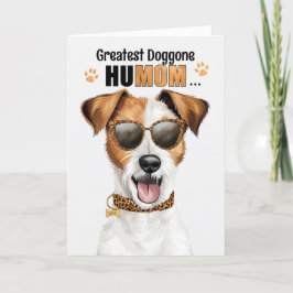 Jack Russell Terrier Underbarare HuMOM Mors dag Helgkort