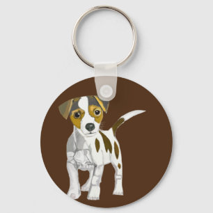 Jack Russell Terrier Valp Nyckelring